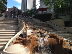 downtown stairs