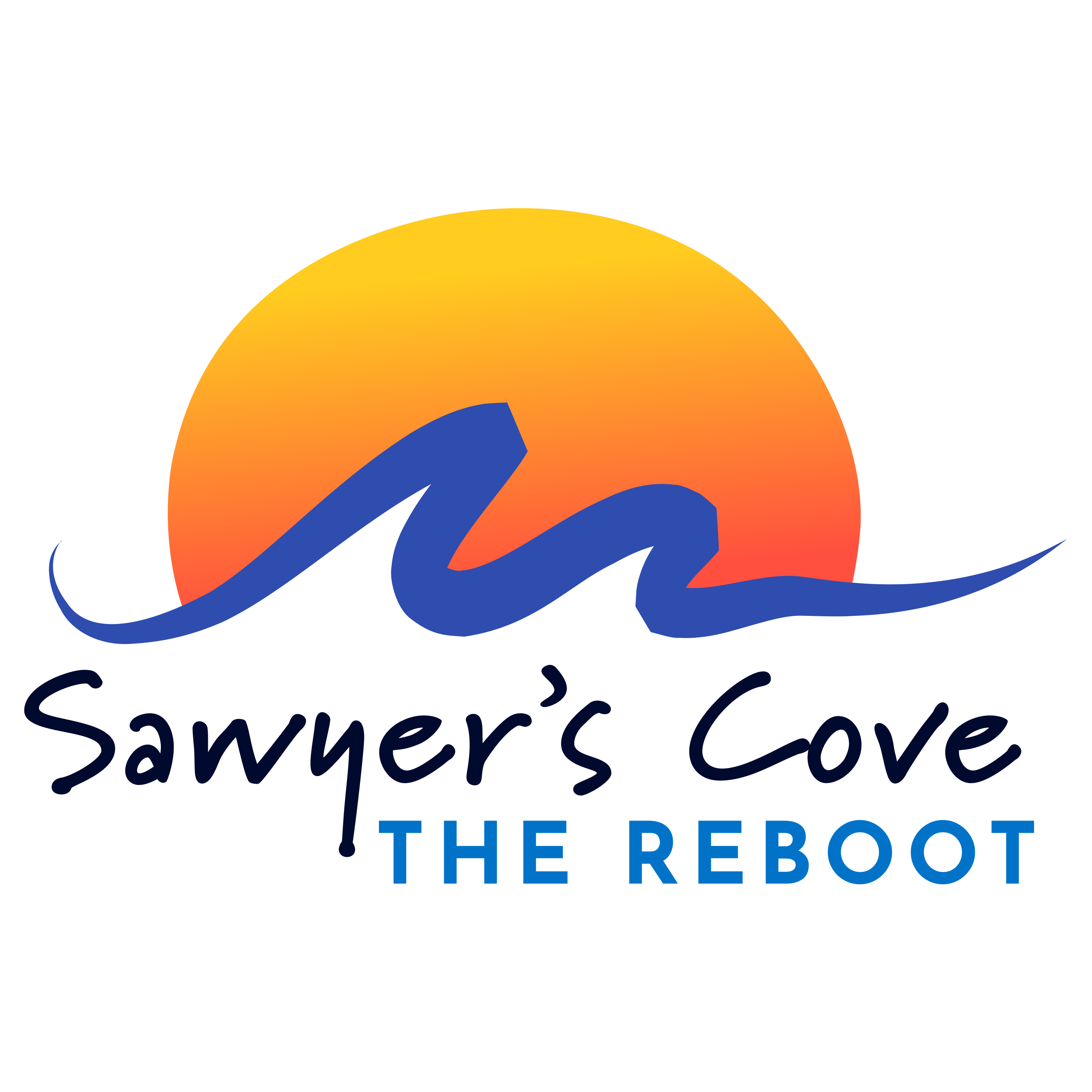 sawyer's cove the reboot logo